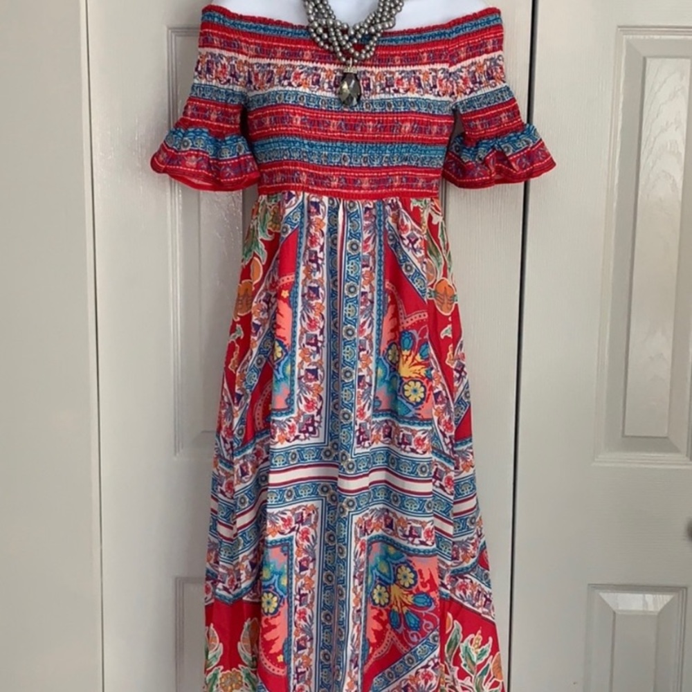 Flying Tomato Off The Shoulder Dress